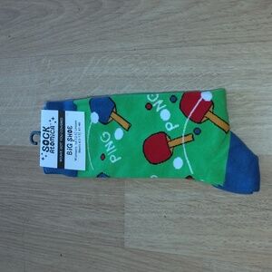 Sock Atomica Big Shoe Multicolor Socks Women's 10-12.5 Men's 8.5-13 Unisex NWT